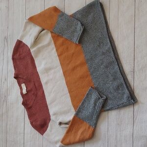 PINQUE COZY STRIPED SWEATER